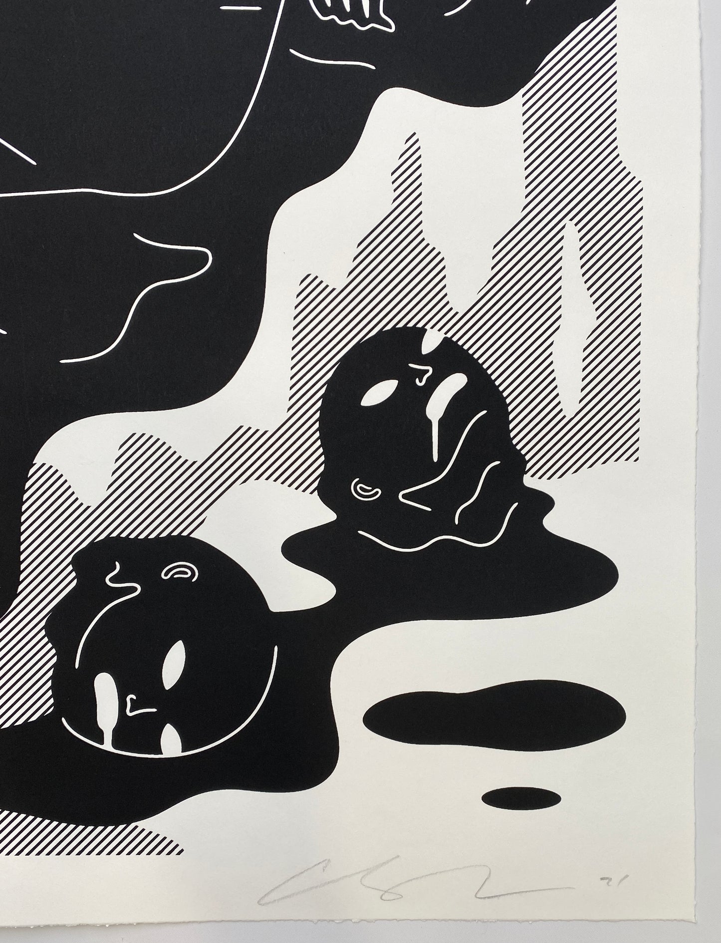 Cleon Peterson Day Has Turned to Night White Bottom Right Corner