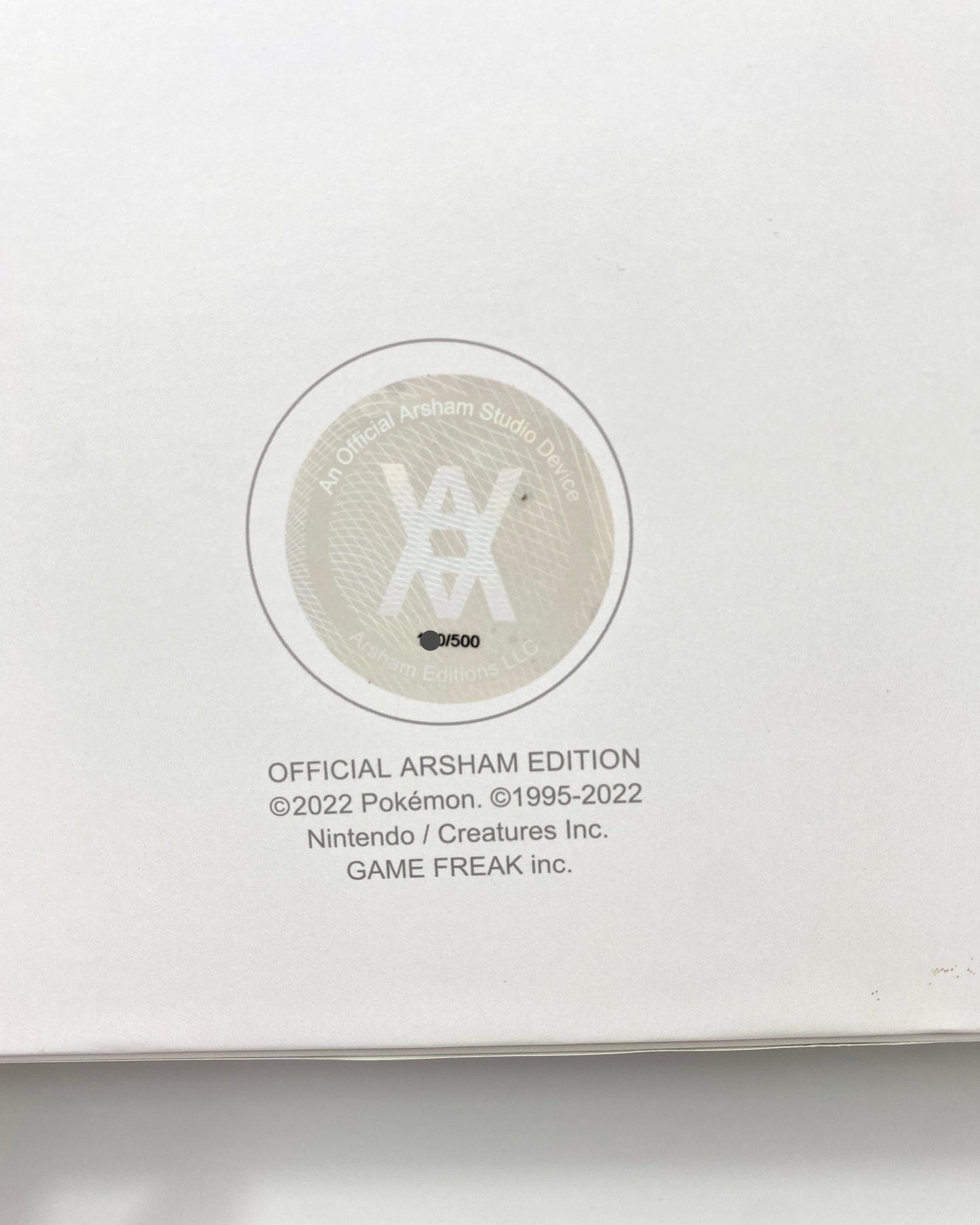 Daniel Arsham Crystalized Squirtle Holographic Seal