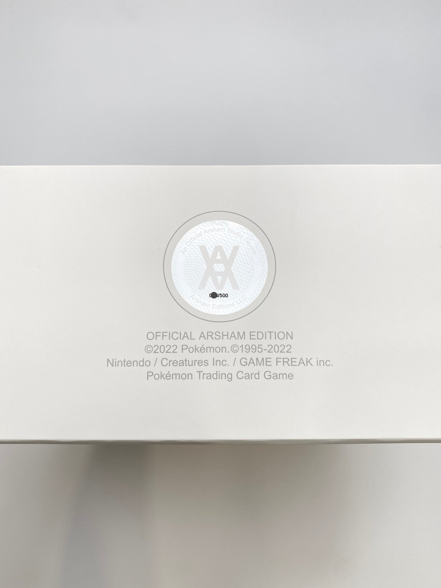 Daniel Arsham White Crystalized Mew Card Holographic Seal