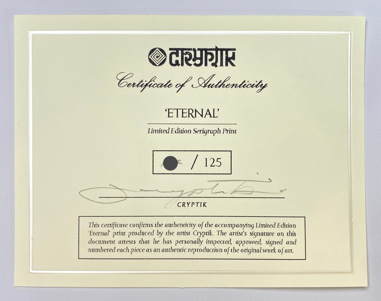 Cryptik - ETERNAL