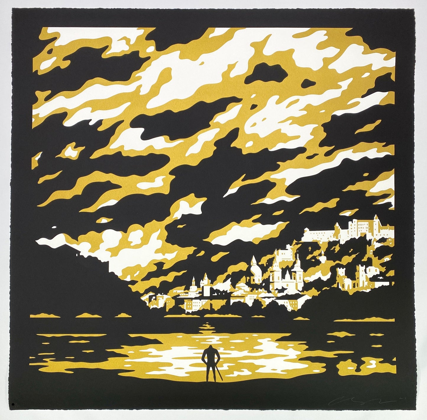 Cleon Peterson Burning City Night