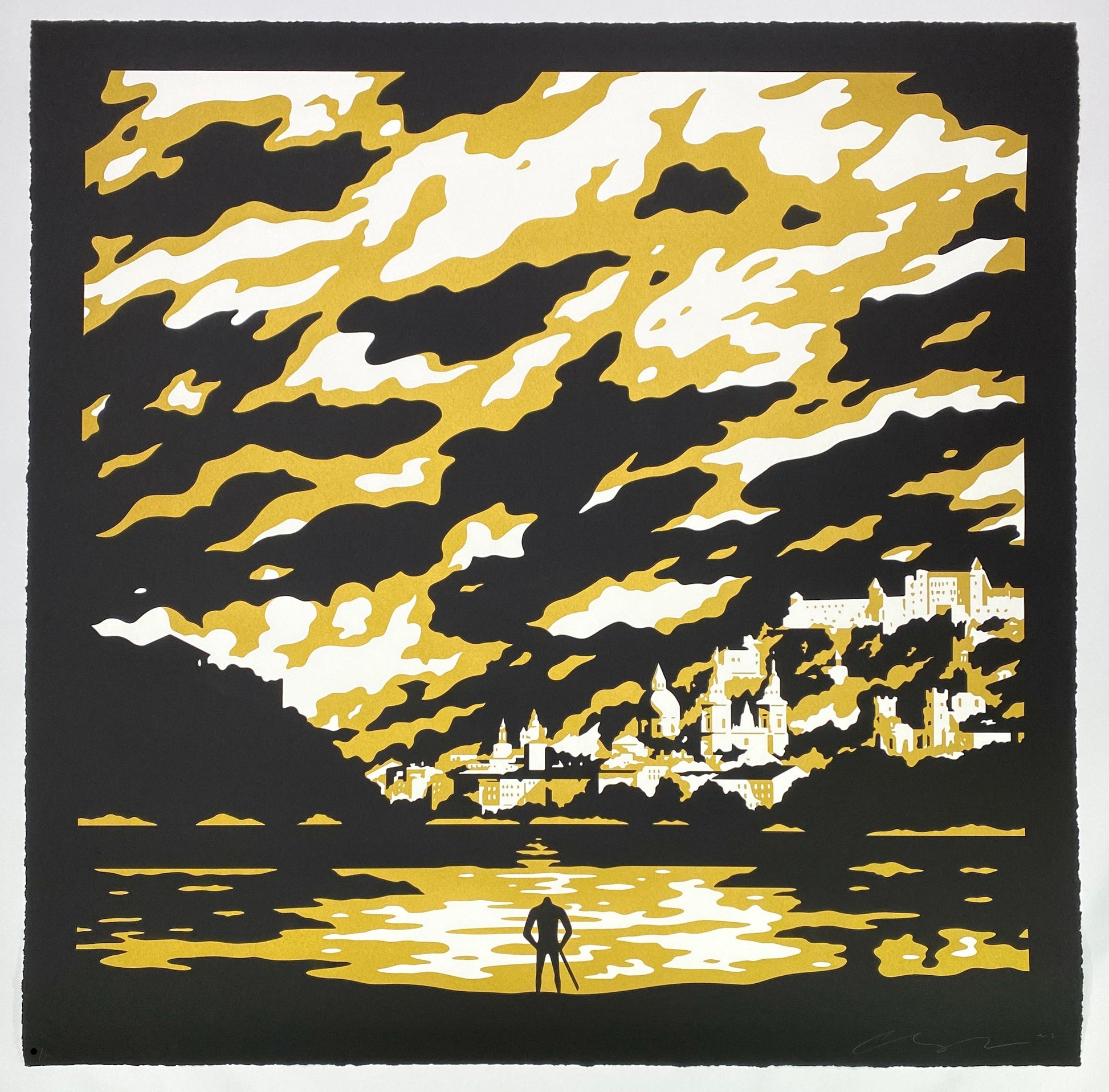 Cleon Peterson Burning City Night