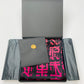 Cryptik LOVELETTER silk scarf in box with certificate of authenticity