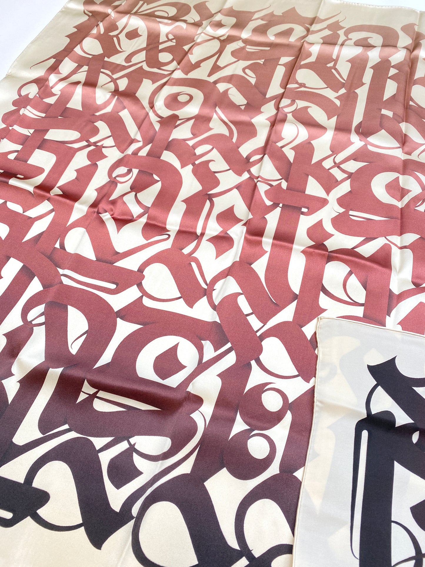 Cryptik Dreamtime silk scarf detail