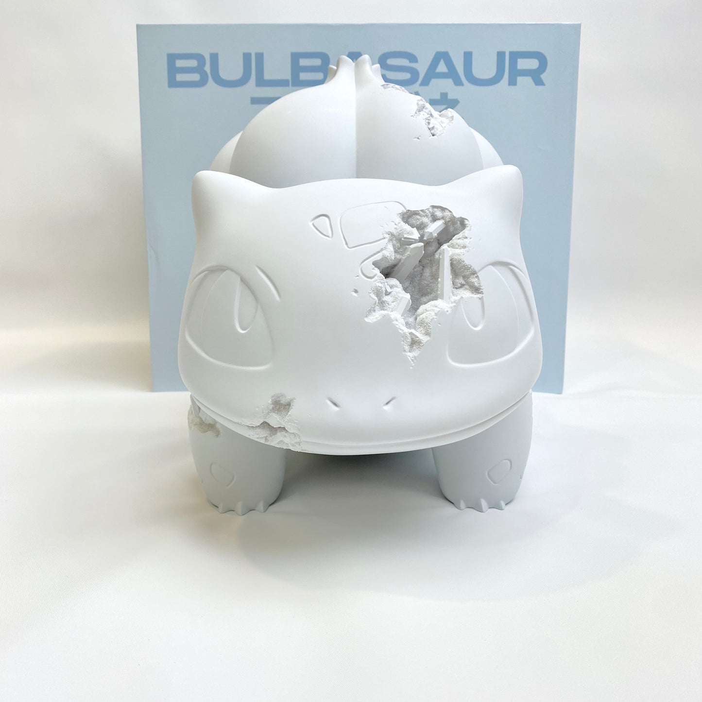 Daniel Arsham Crystalized Bulbasaur front profile head