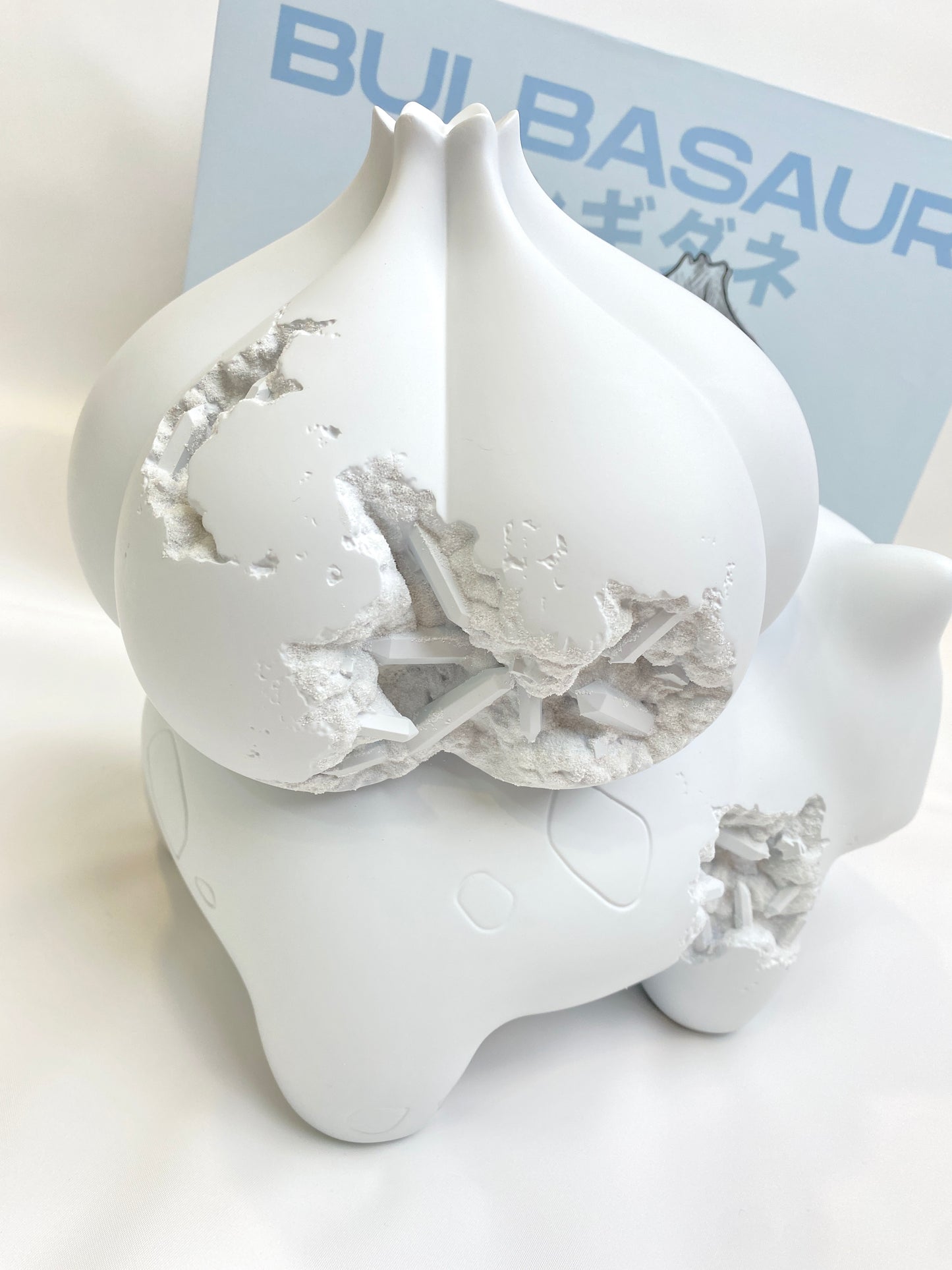 Daniel Arsham Crystalized Bulbasaur back side profile