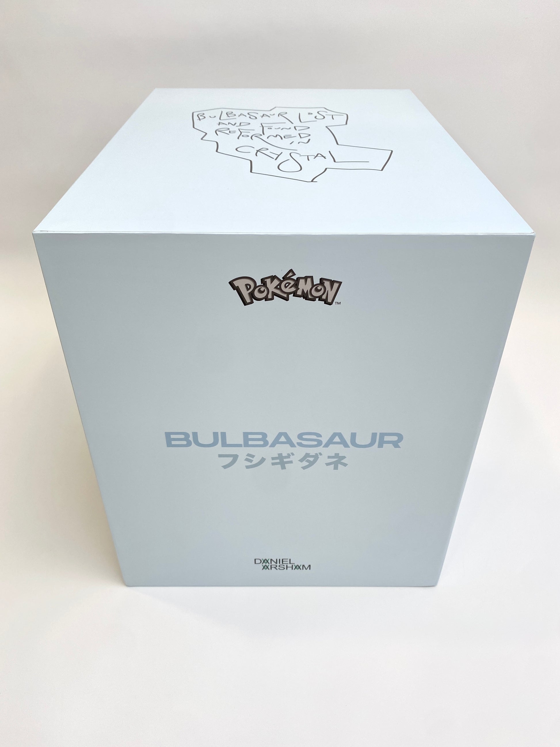 Daniel Arsham Crystalized Bulbasaur side of box