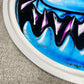 Kenny Scharf BLUESTER artist's signature close-up