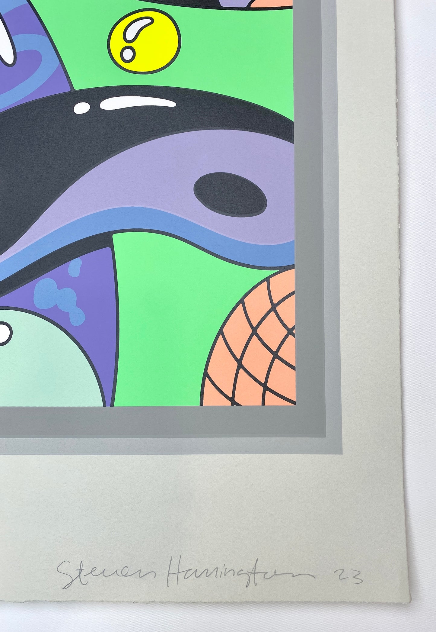 Steven Harrington Self artist signature