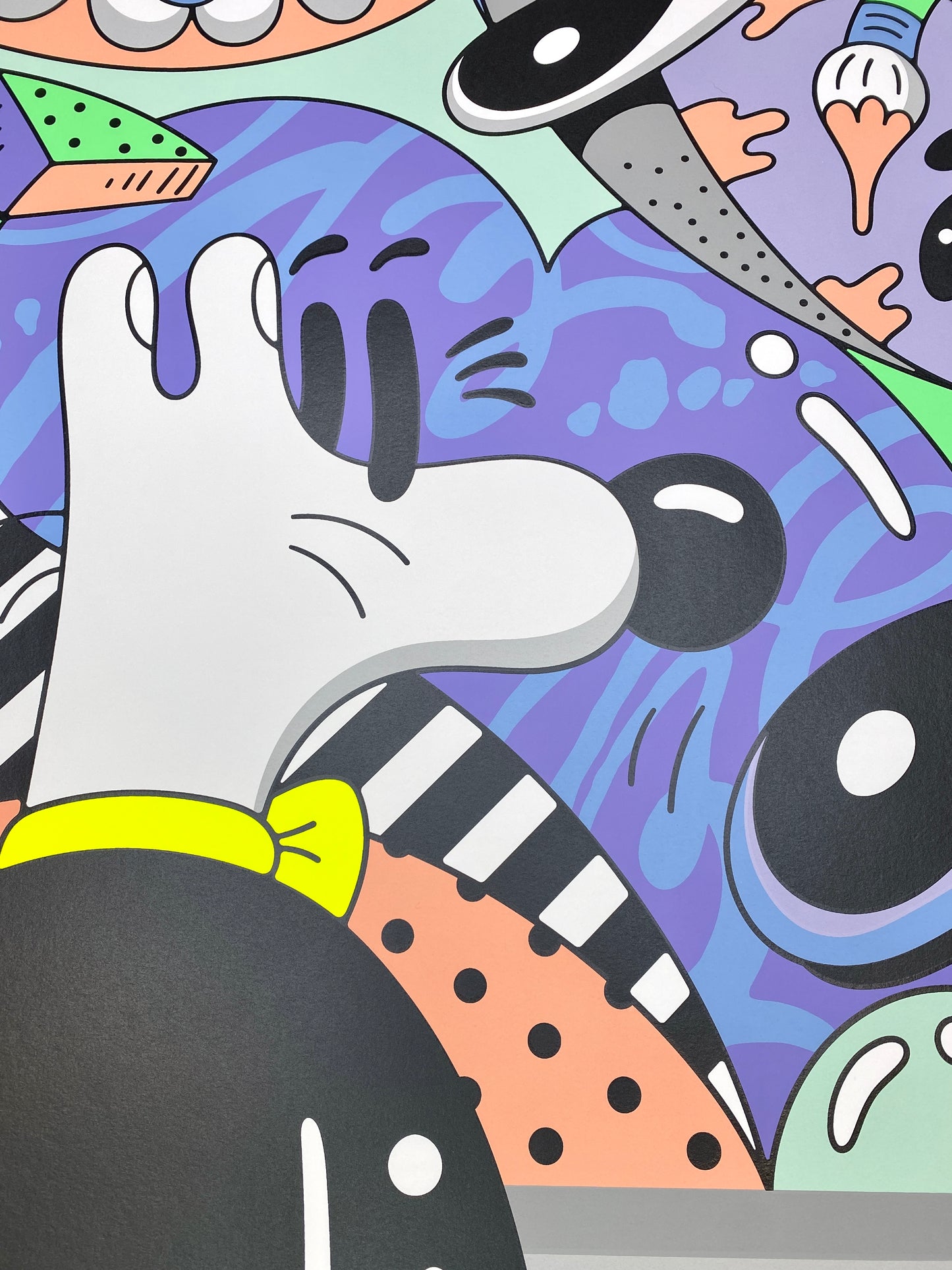 Steven Harrington Self close-up detail