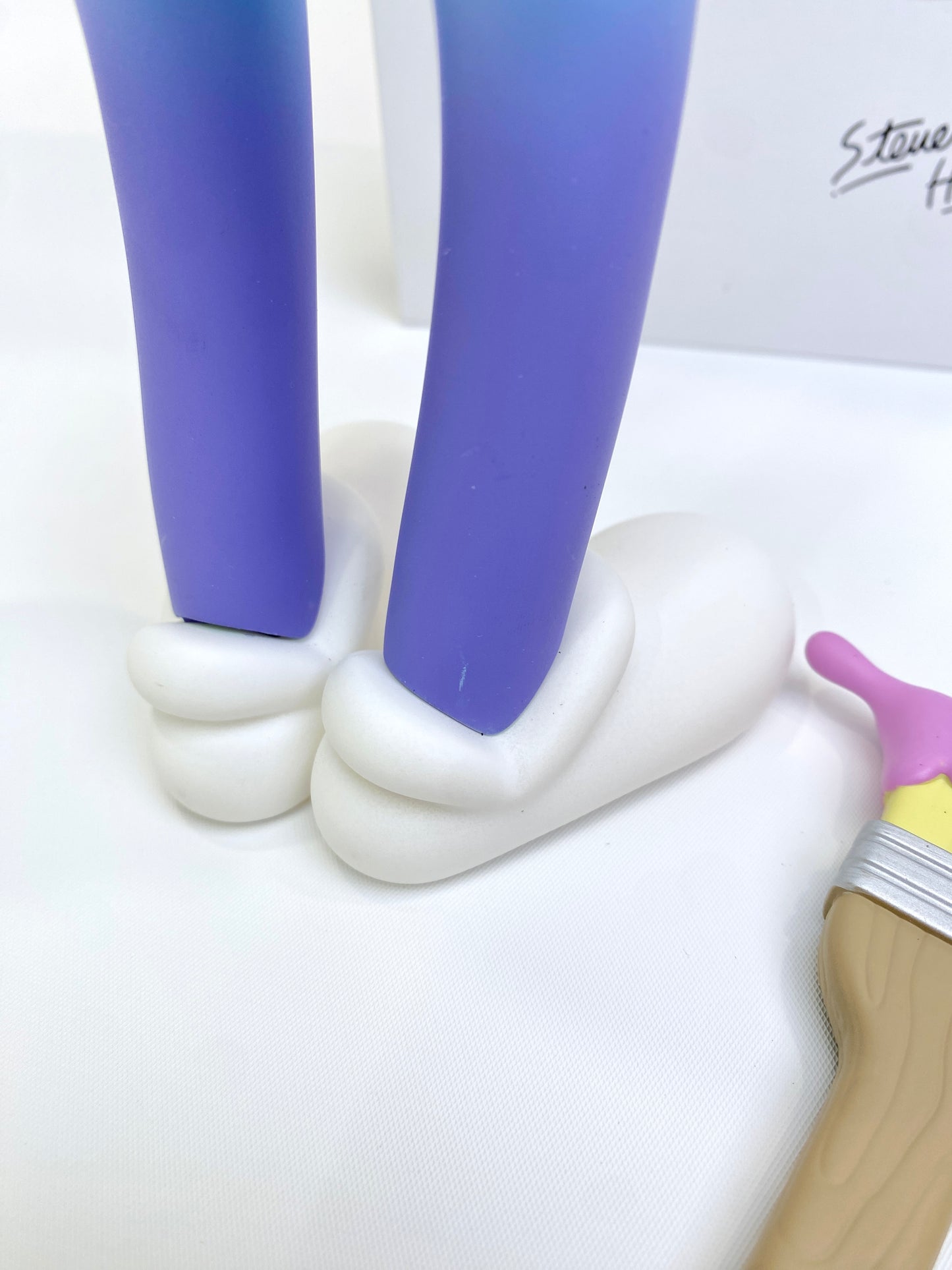 Steven Harrington Subconscious "Gradient" showing factory mark on right leg.