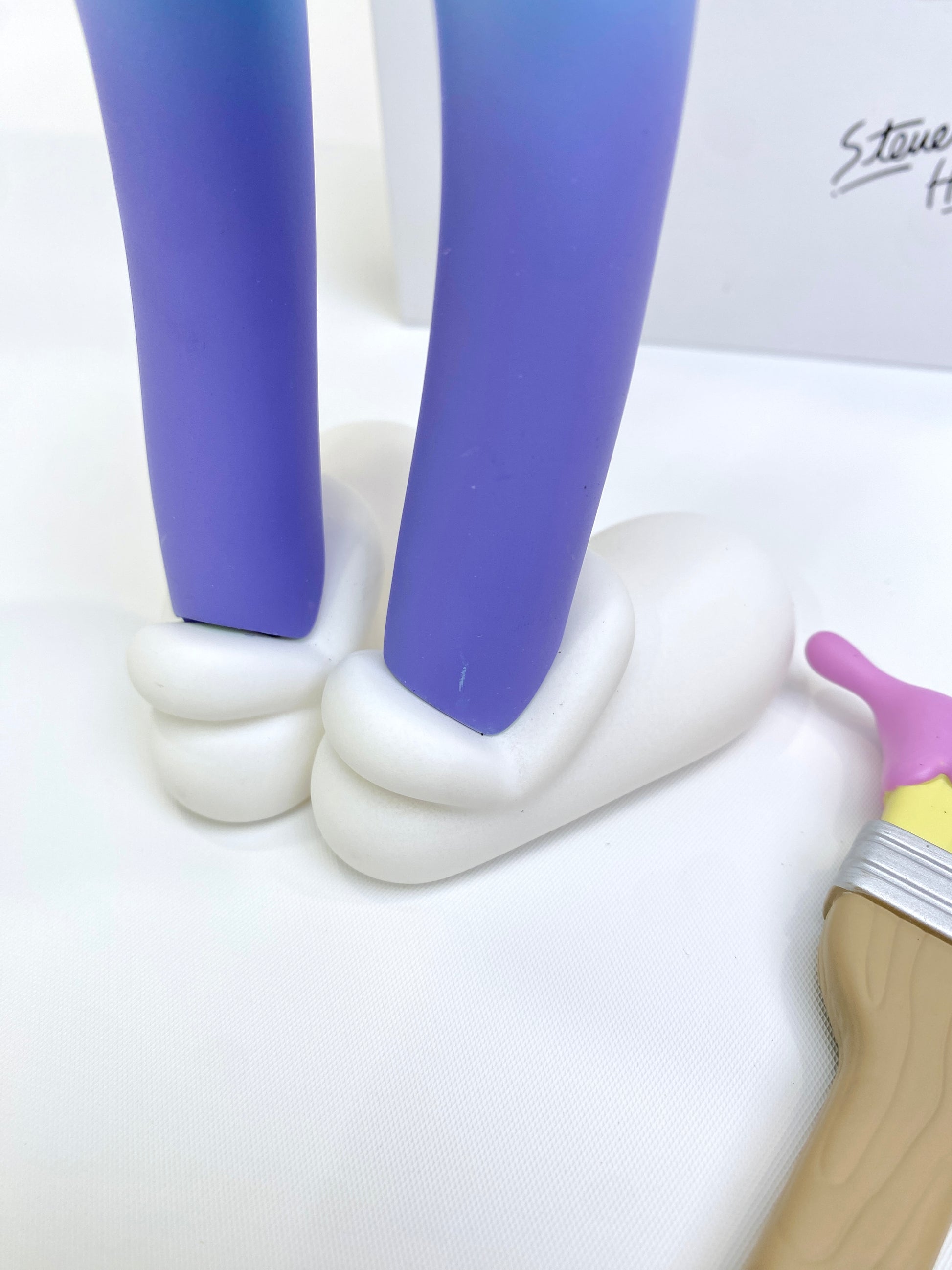 Steven Harrington Subconscious "Gradient" showing factory mark on right leg.