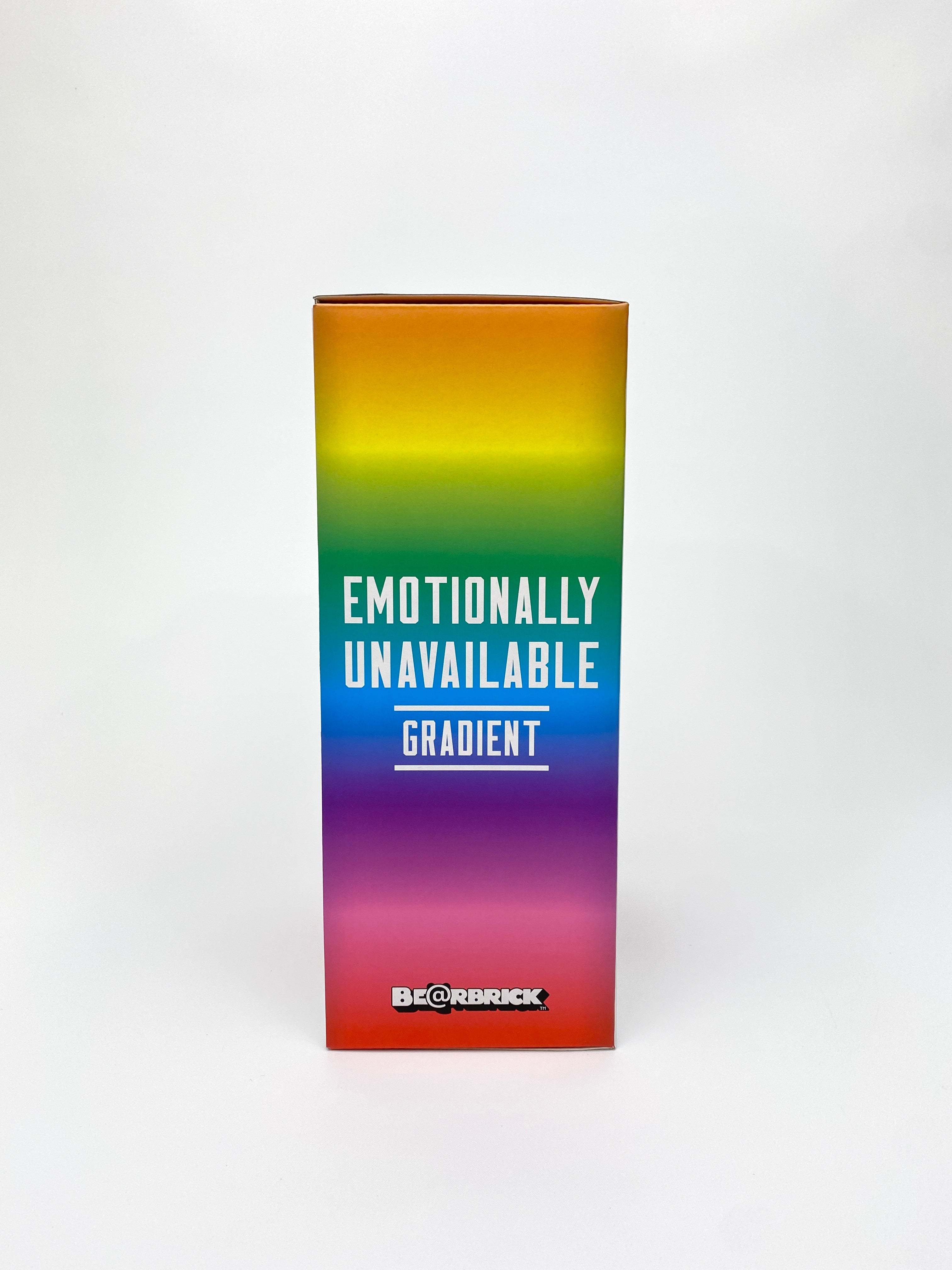 Bearbrick x Emotionally Unavailable 400% & 100% (Gradient Heart
