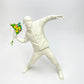 Brandalism Medicom Toy Banksy Flower Bomber White Figure Front