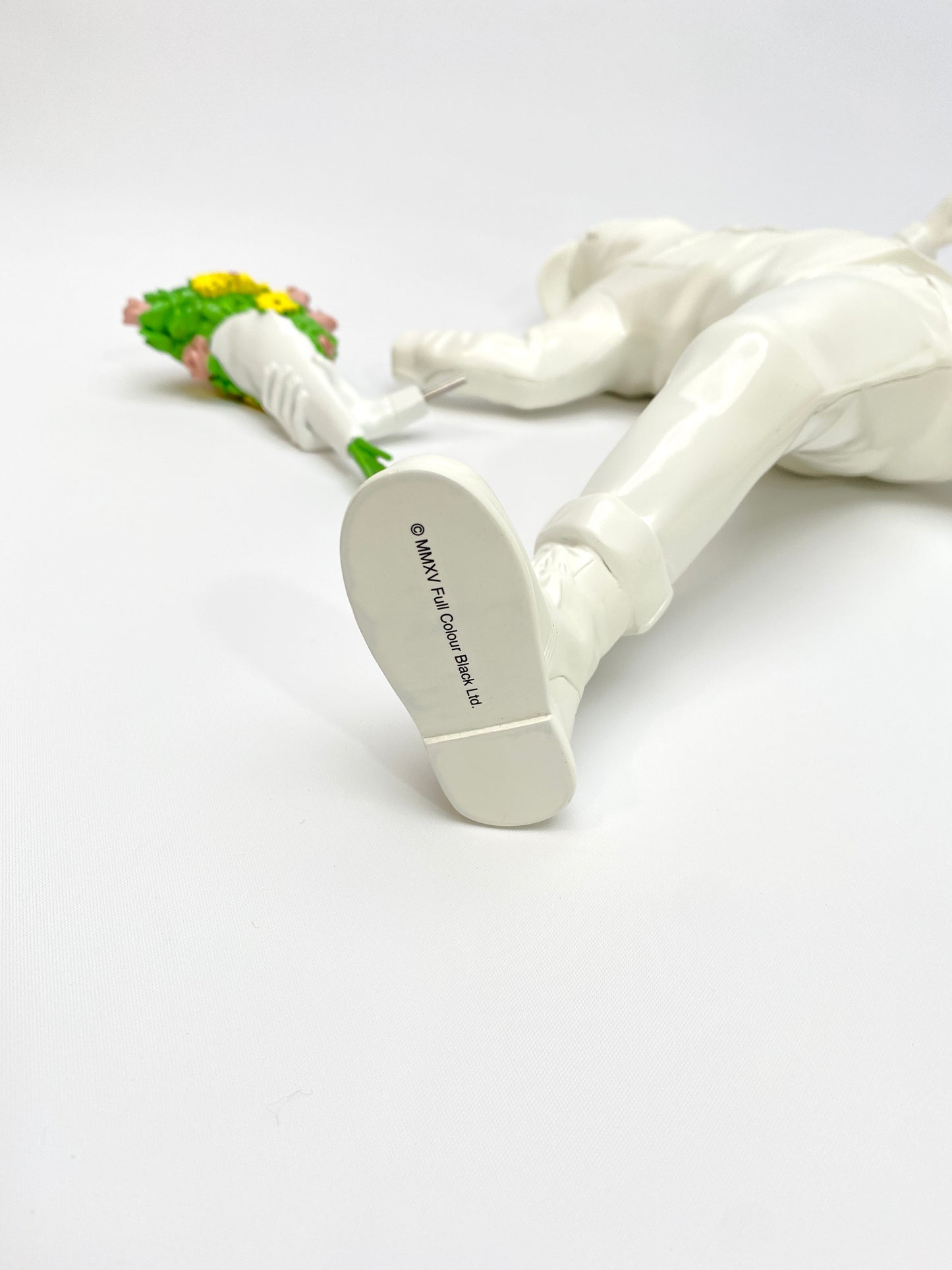 Brandalism Medicom Toy Banksy Flower Bomber White Right Foot