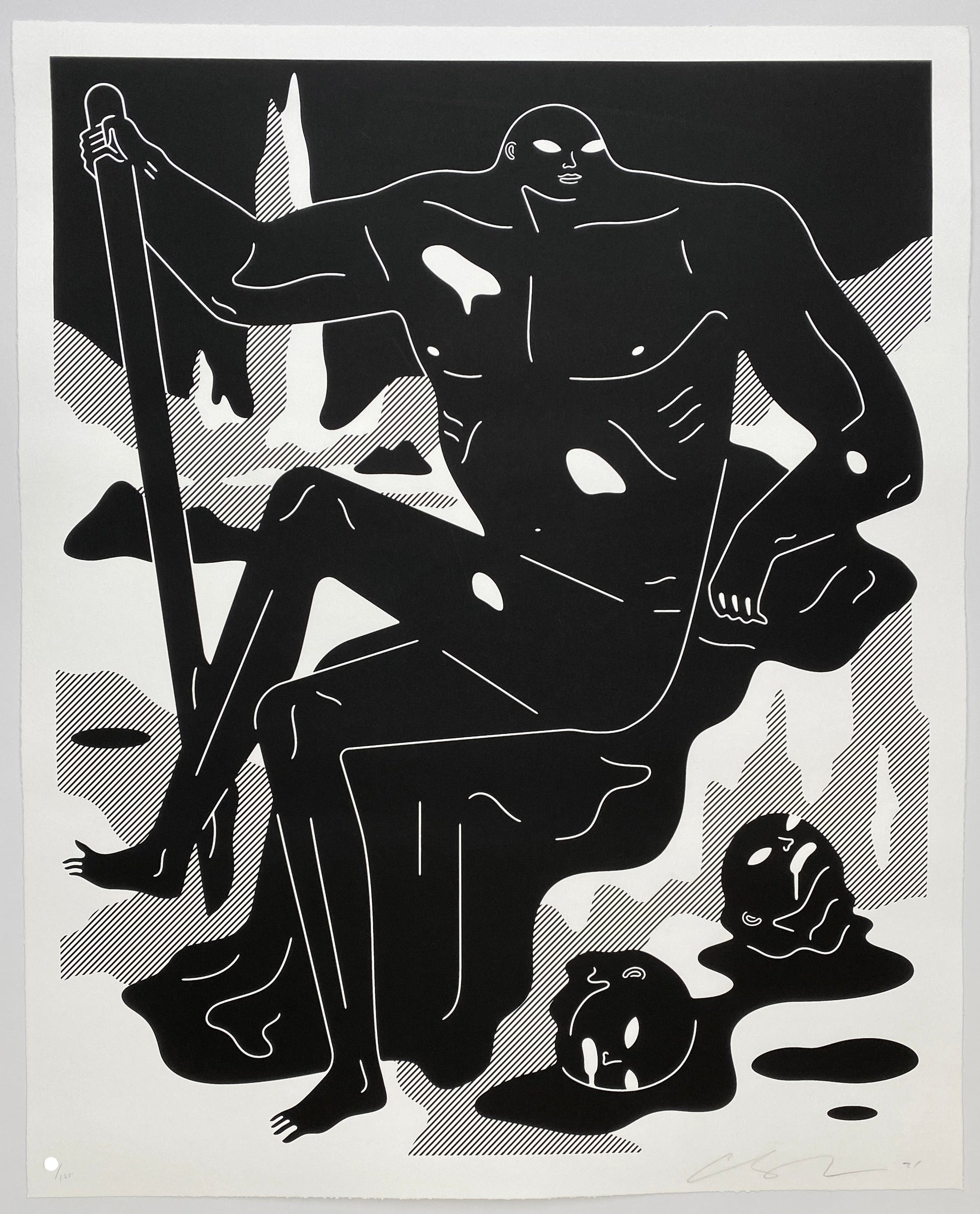 Cleon Peterson Day Has Turned to Night White