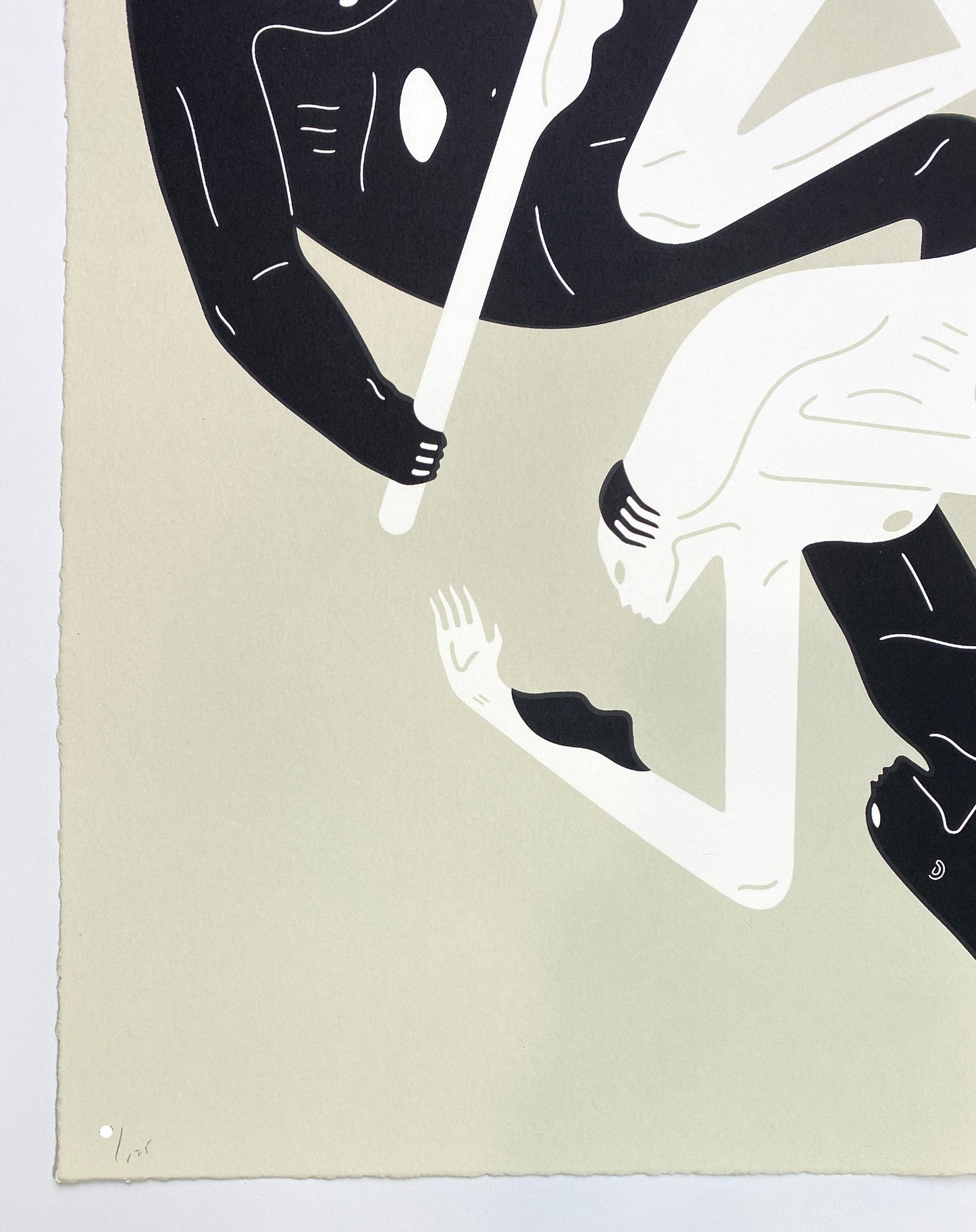 Cleon Peterson Flowers of Evil The Kiss Bone Bottom Left Corner