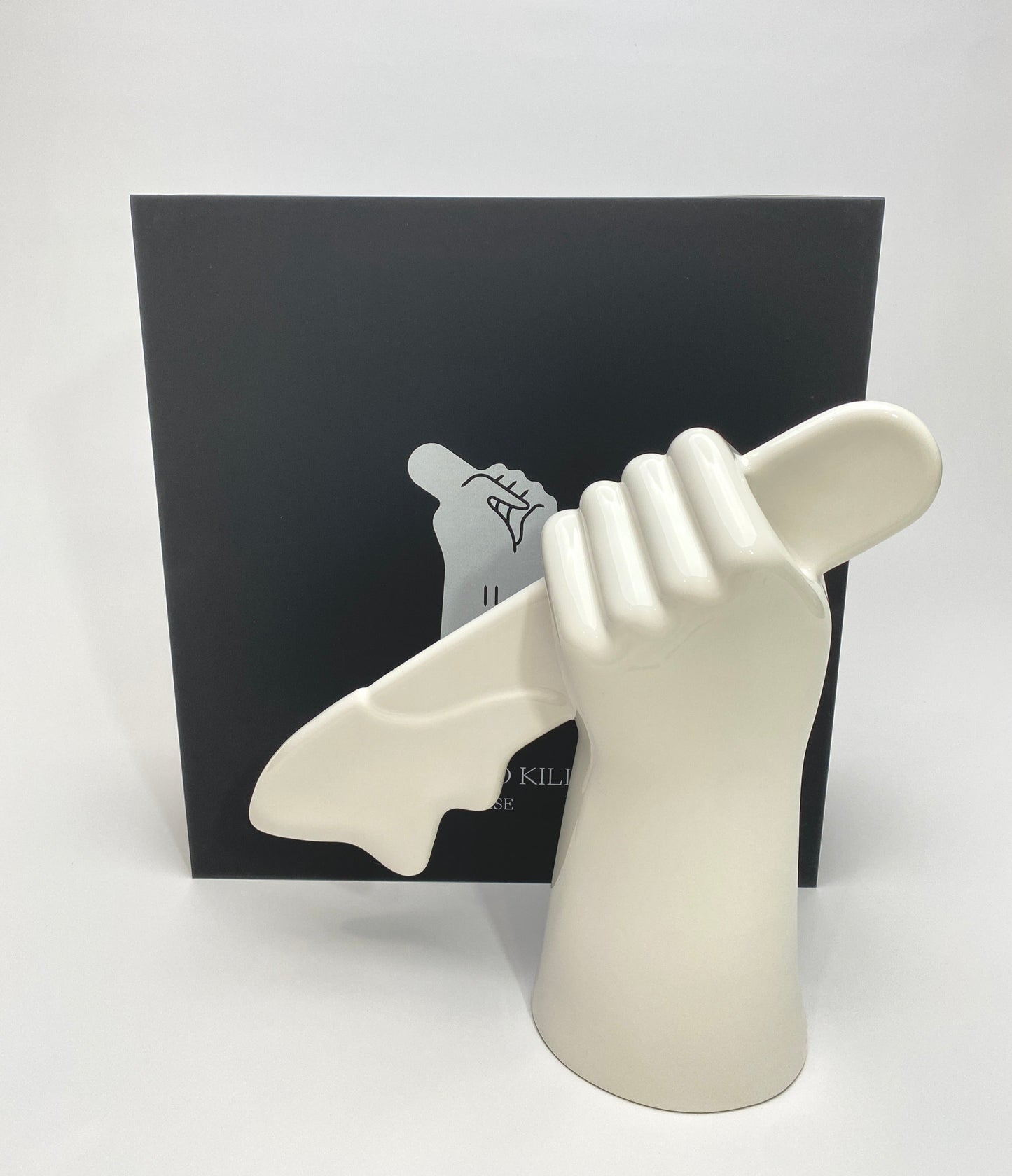 Cleon Peterson Live to Kill Flower Vase Back