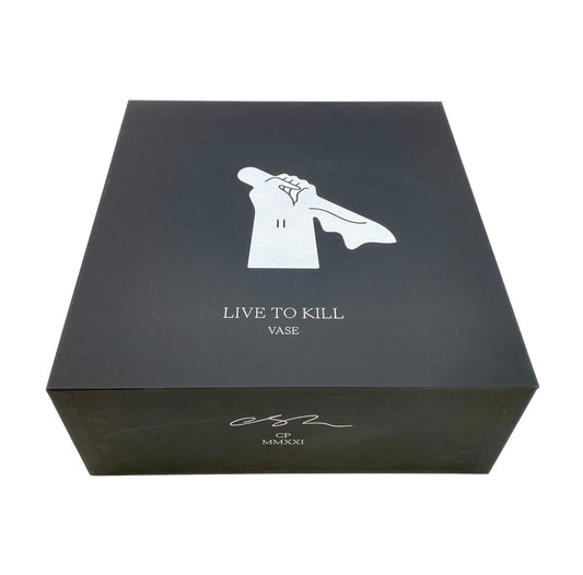 Cleon Peterson Live to Kill Flower Vase Box Front