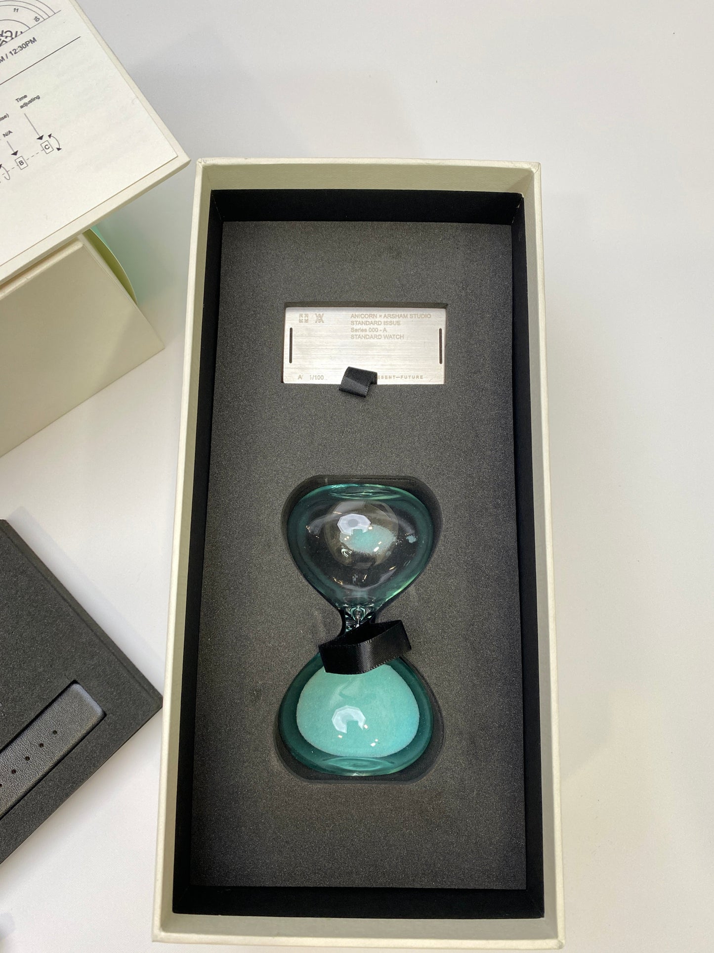 Daniel Arsham Arsham Studio Standard Watch Hourglass and Stainless Steel Button