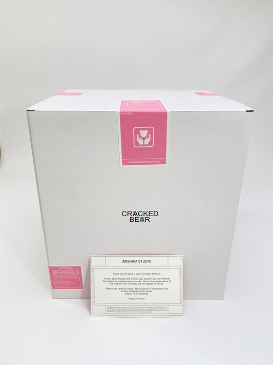 Daniel Arsham Cracked Bear Pink