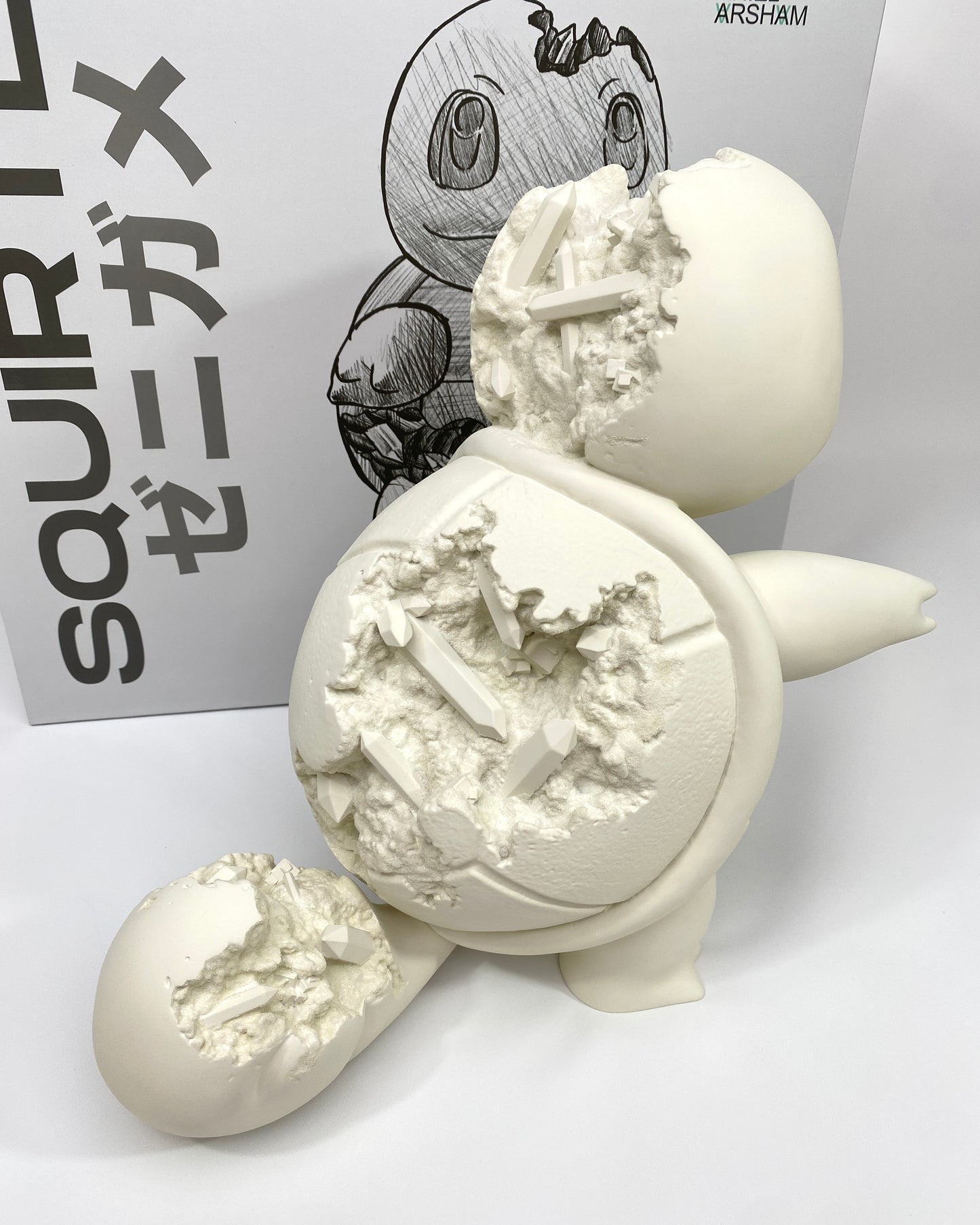 Daniel Arsham Crystalized Squirtle Back Detail