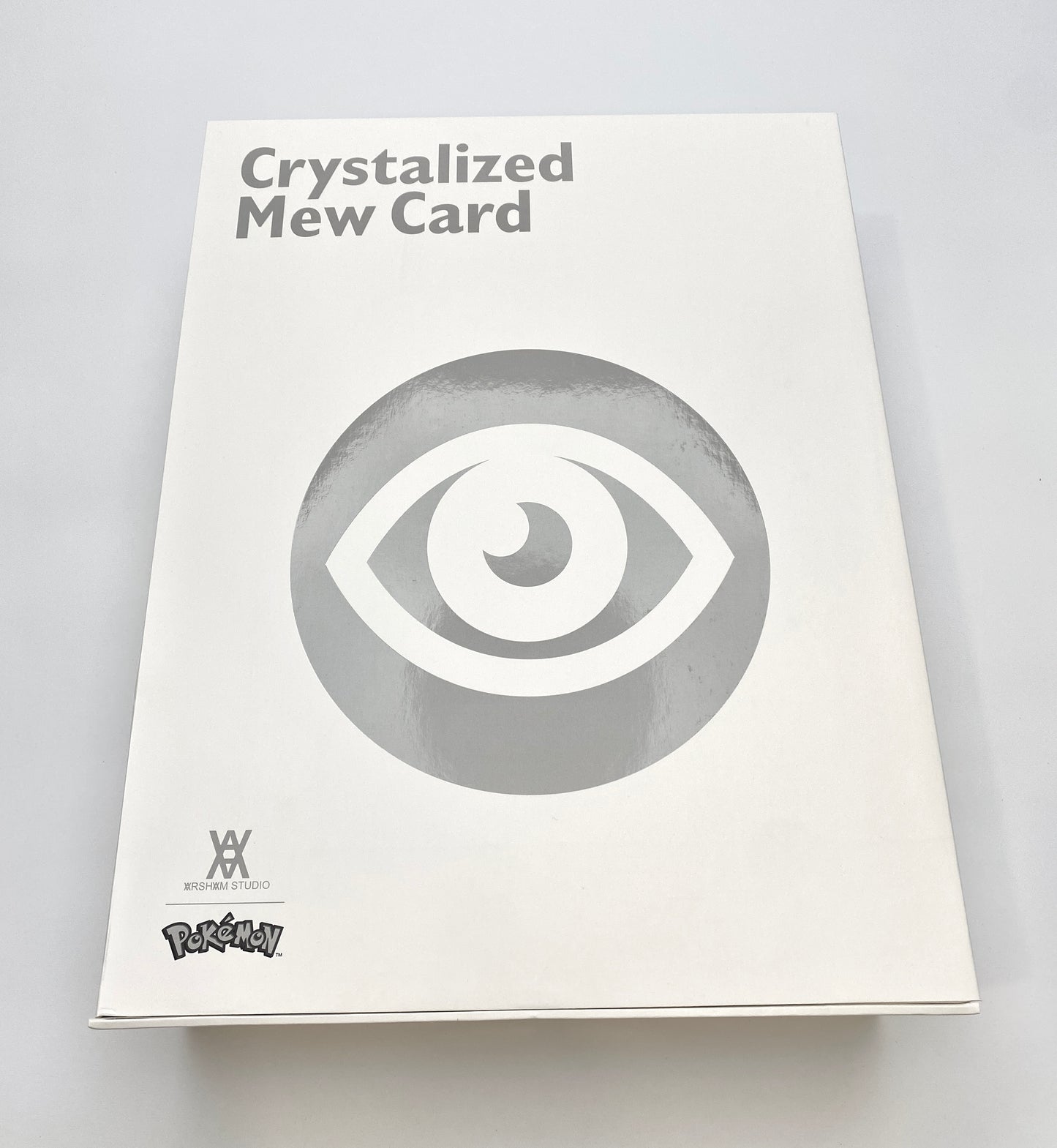 Daniel Arsham White Crystalized Mew Card Box Front