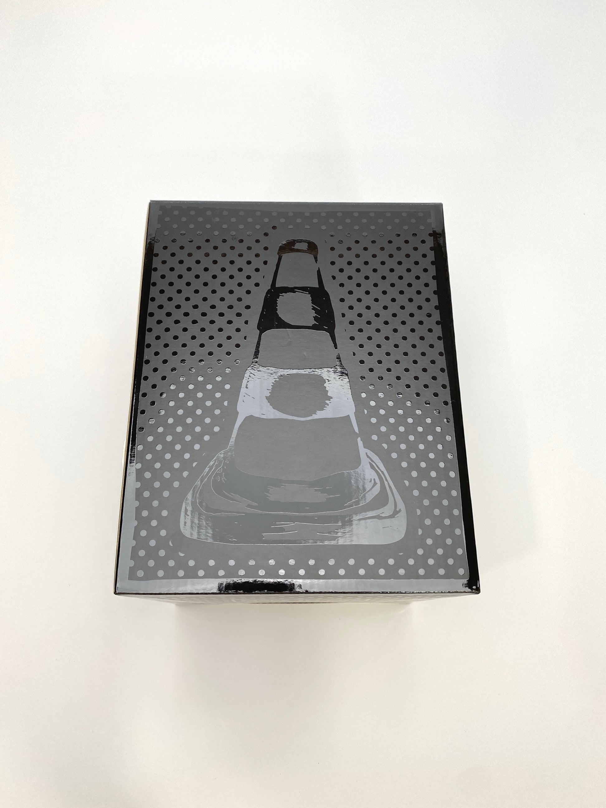 Joshua Vides Unfinished Business Traffic Cone Black Box Side 1